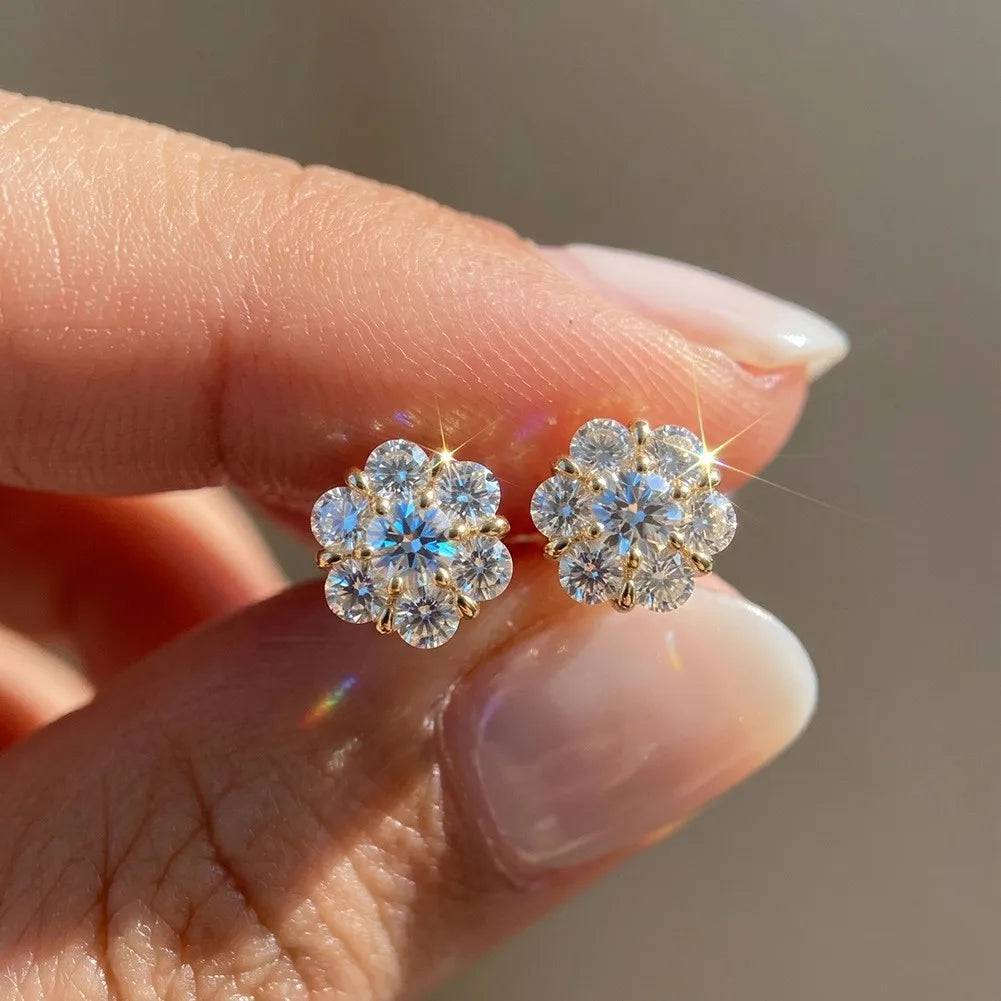 Moissanite Stud Earrings 6