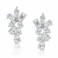 Flower Lab Grown Diamond Stud Earrings Main