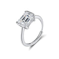 Radiant Moissanite Ring 3