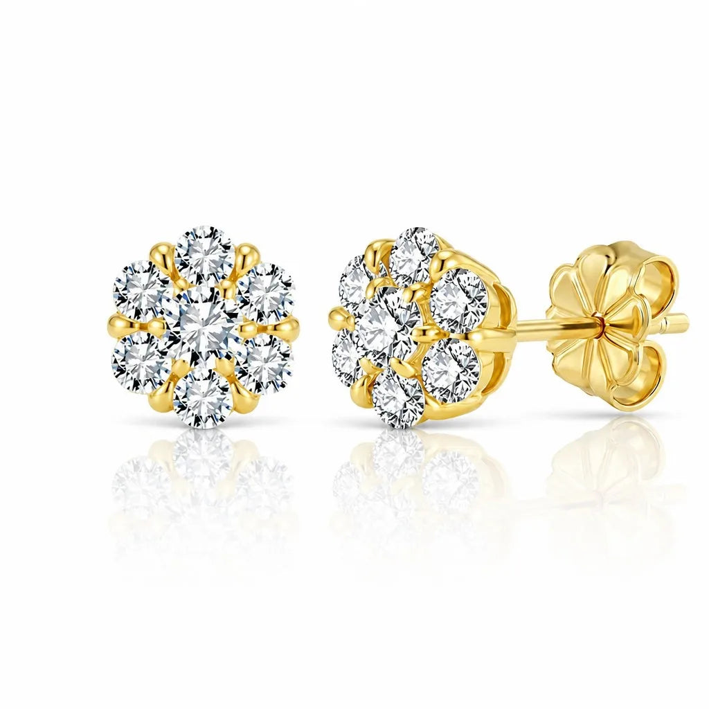 Moissanite Stud Earrings Main