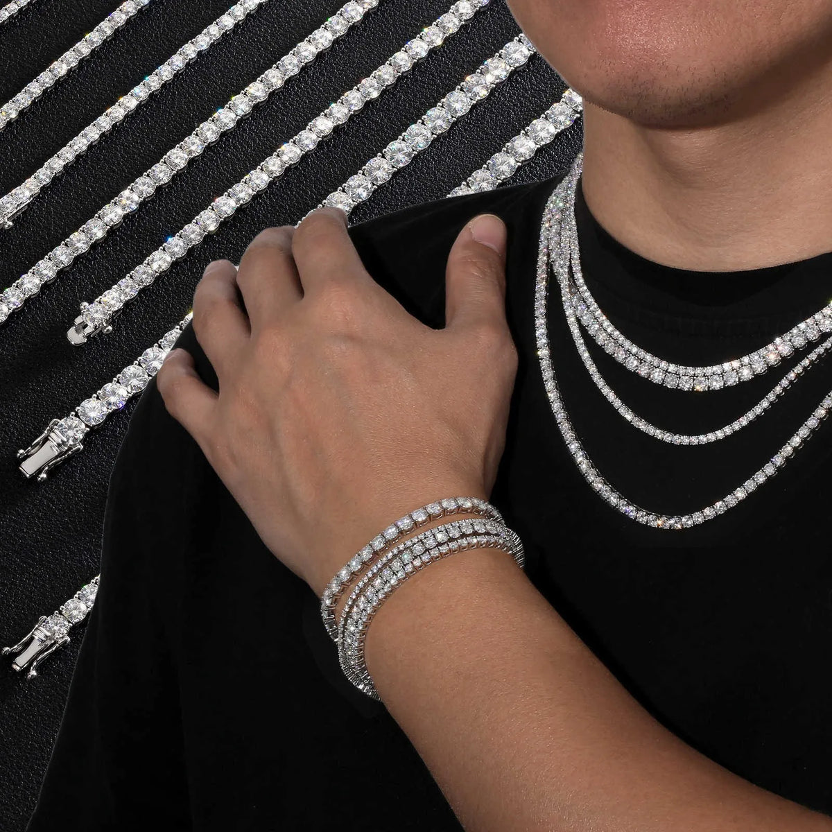Tennis Necklace View 3