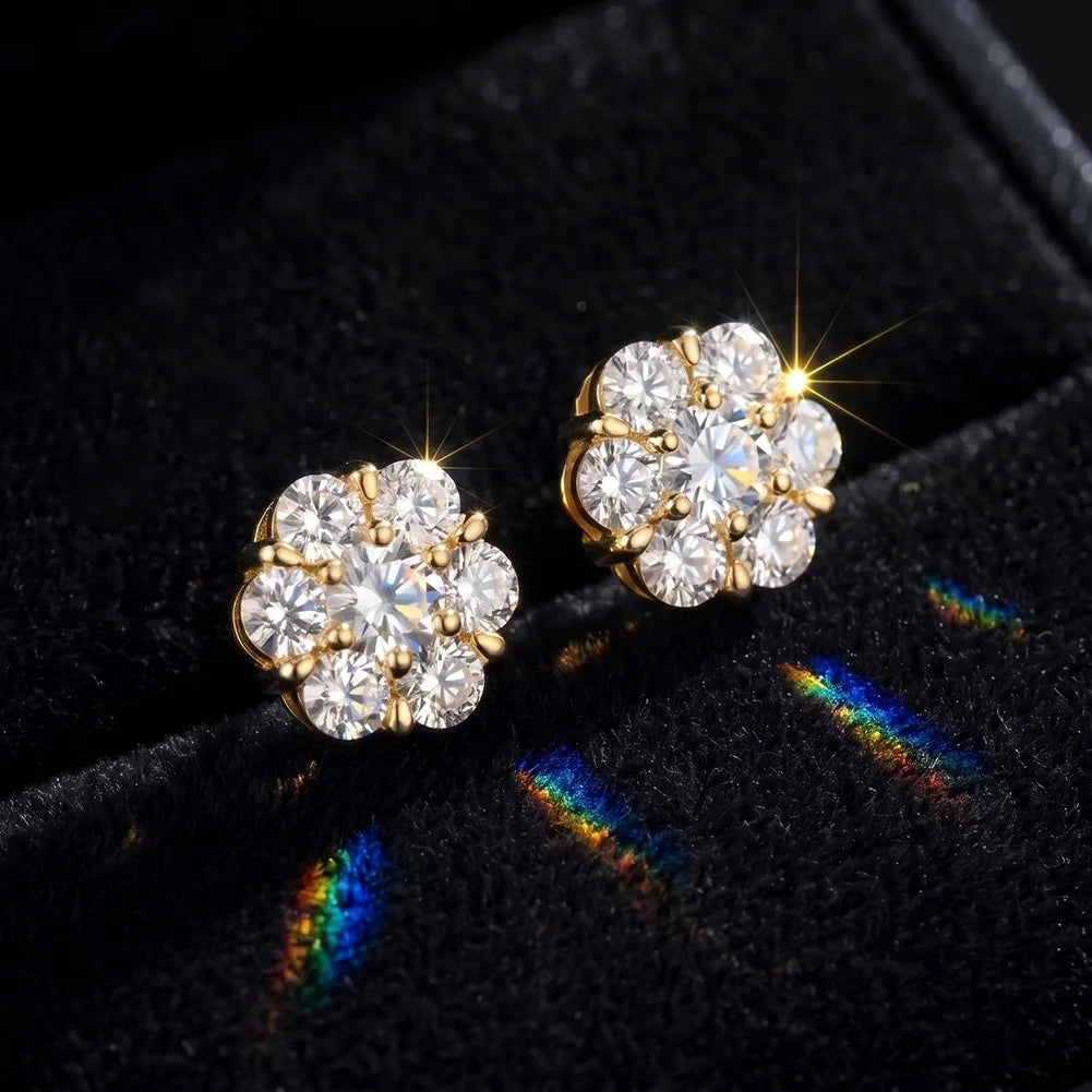Moissanite Stud Earrings 4