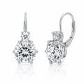 MEETMAY | Drop Hook Moissanite Earrings – S925 Sterling Silver 14K Gold Plated, D-Color