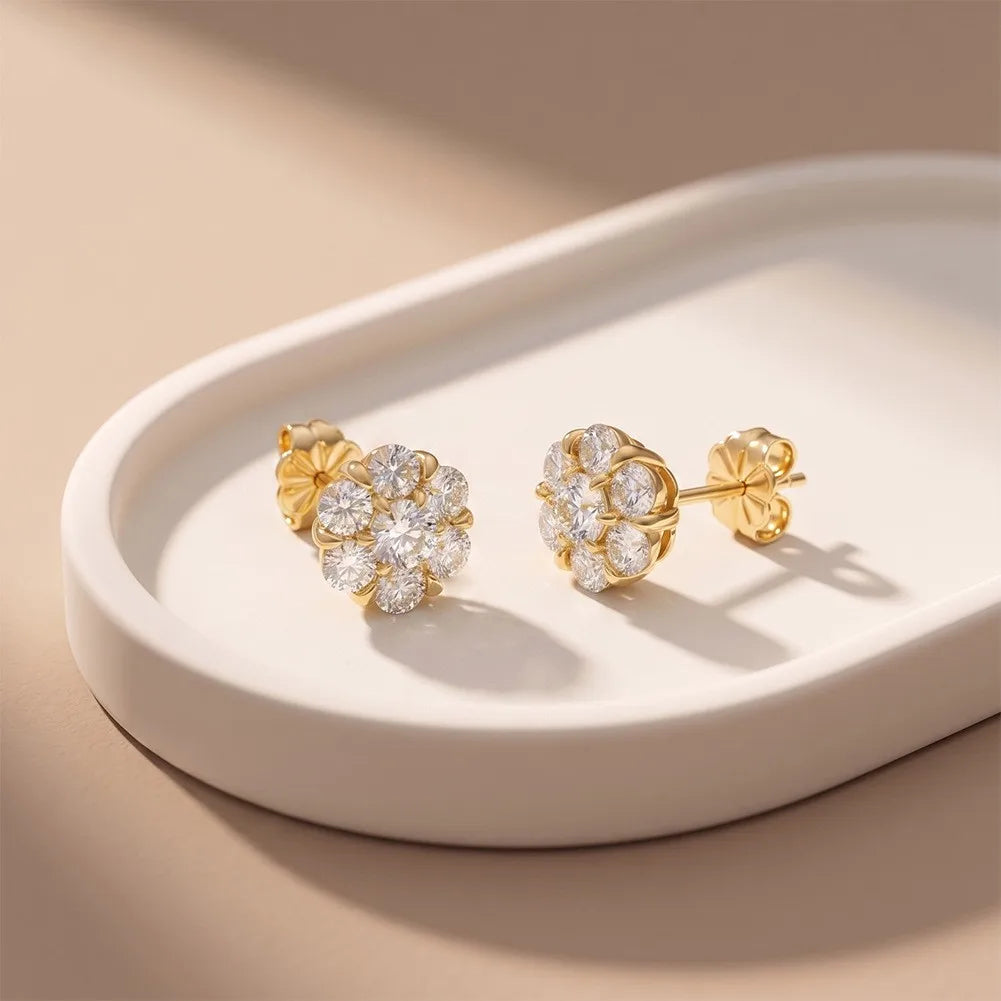 Moissanite Stud Earrings 5